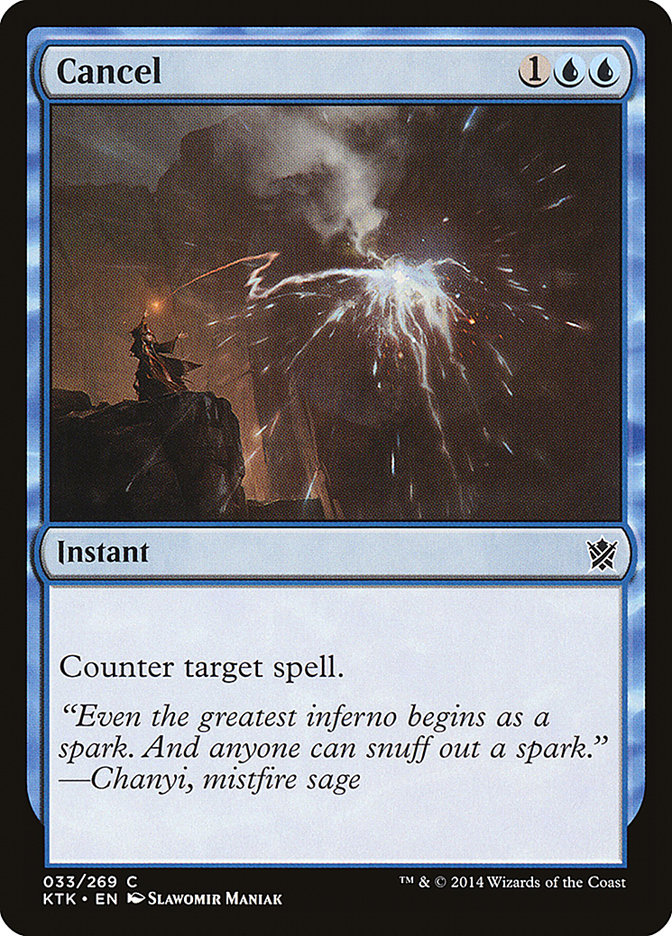 Cancel [Khans of Tarkir] | Total Play