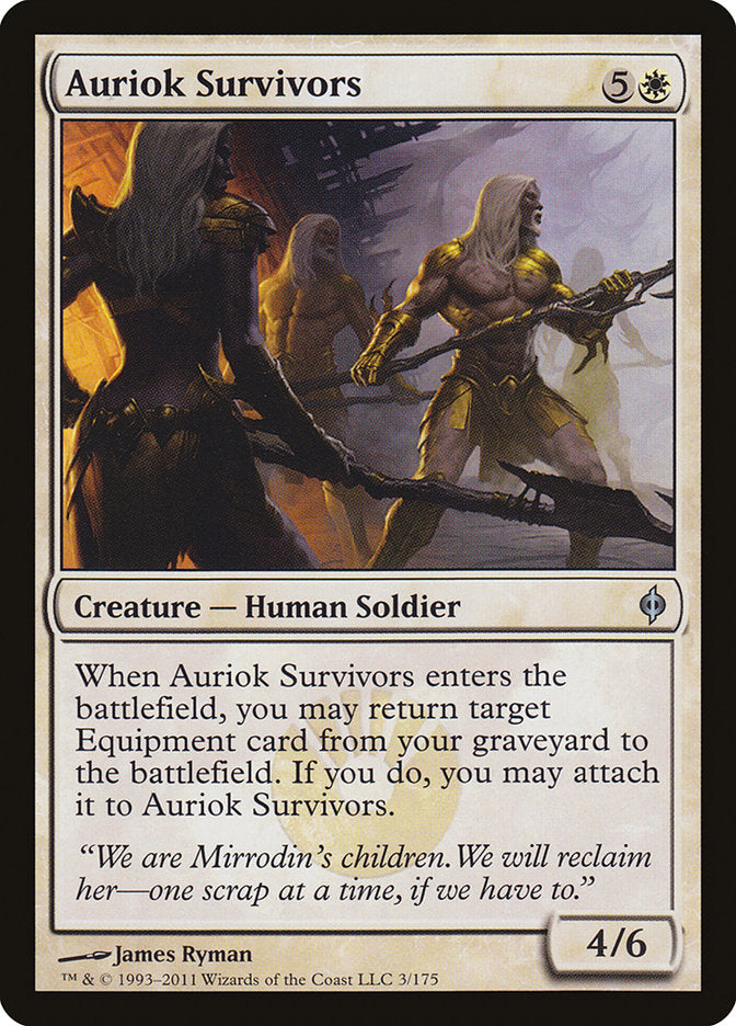 Auriok Survivors [New Phyrexia] | Total Play