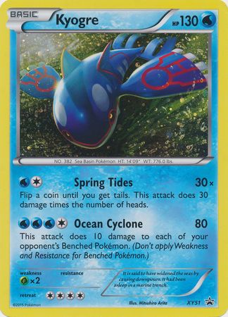 Kyogre (XY51) (Jumbo Card) [XY: Black Star Promos] | Total Play