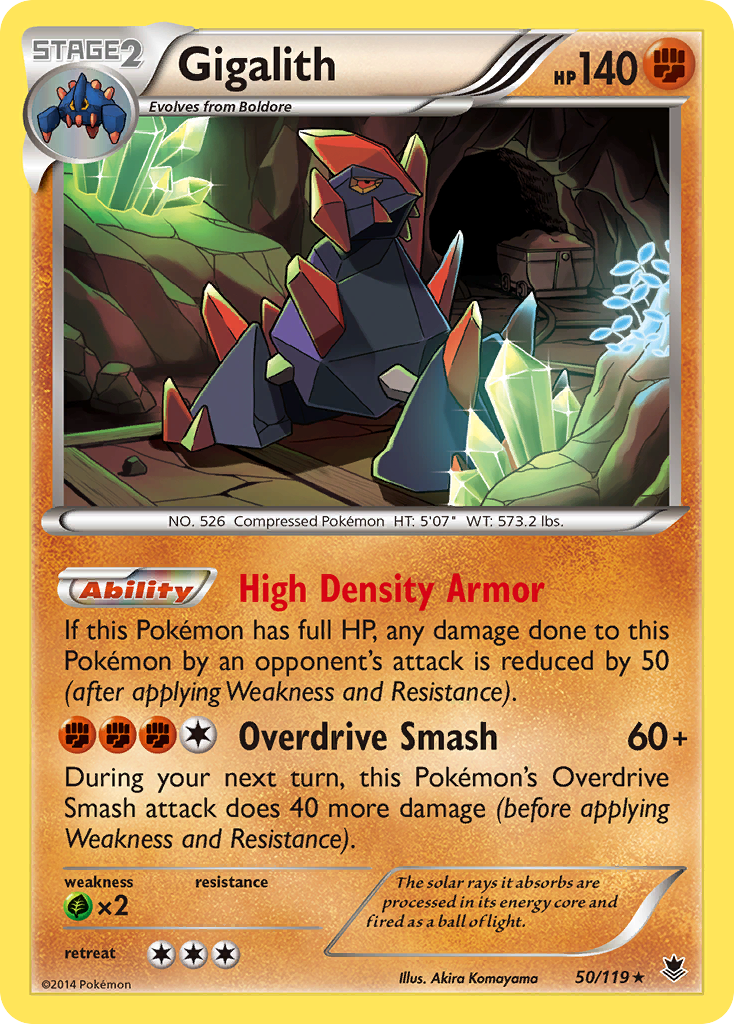 Gigalith (50/119) [XY: Phantom Forces] | Total Play