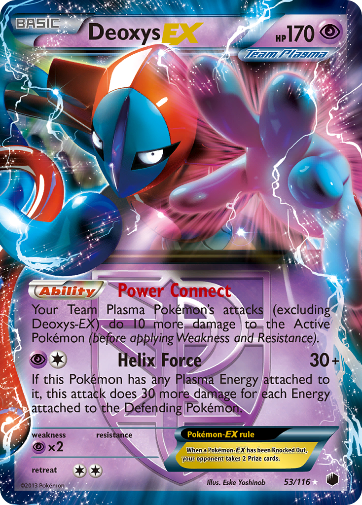 Deoxys EX (53/116) [Black & White: Plasma Freeze] | Total Play
