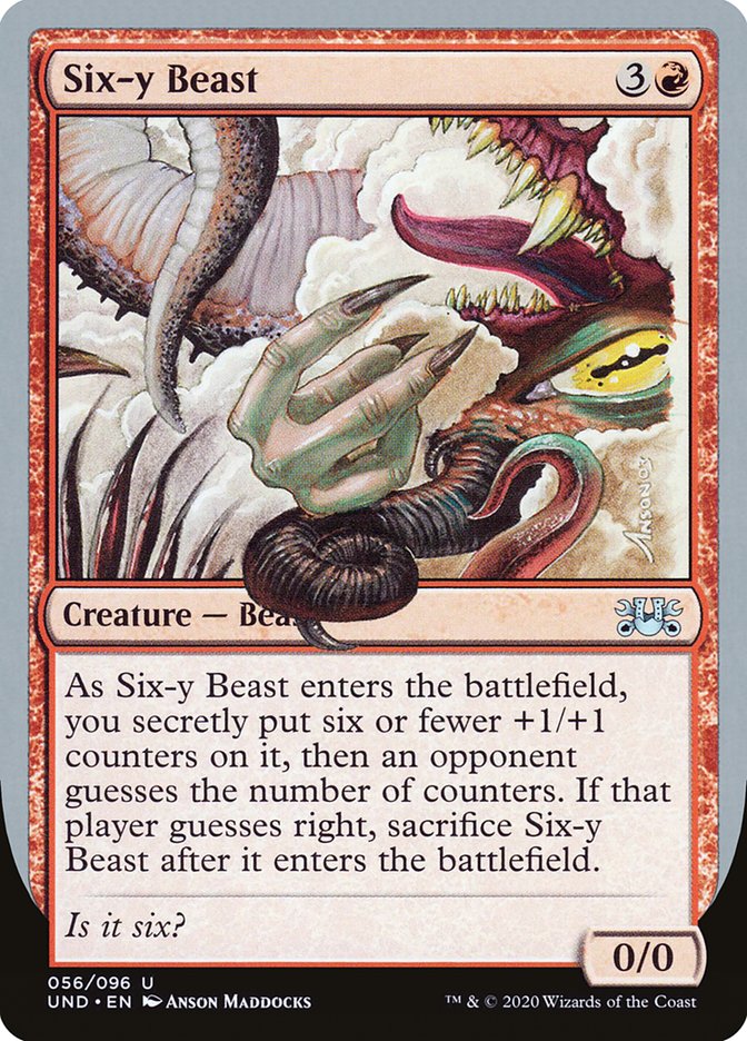 Six-y Beast [Unsanctioned] | Total Play