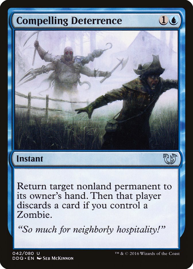 Compelling Deterrence [Duel Decks: Blessed vs. Cursed] | Total Play