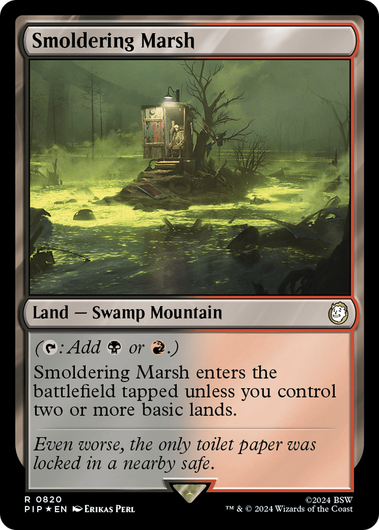 Smoldering Marsh (Surge Foil) [Fallout] | Total Play
