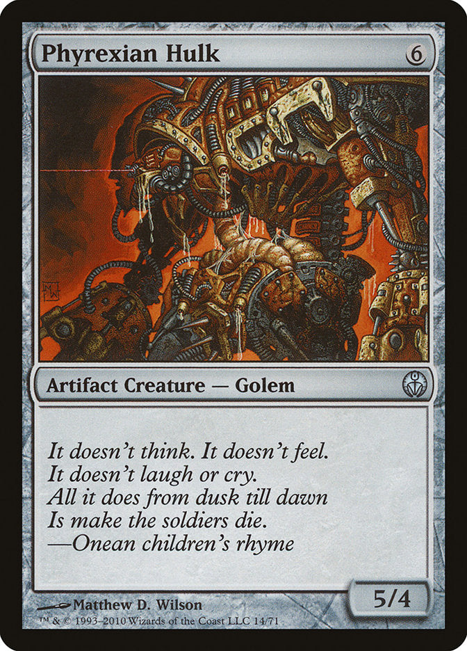 Phyrexian Hulk [Duel Decks: Phyrexia vs. the Coalition] | Total Play