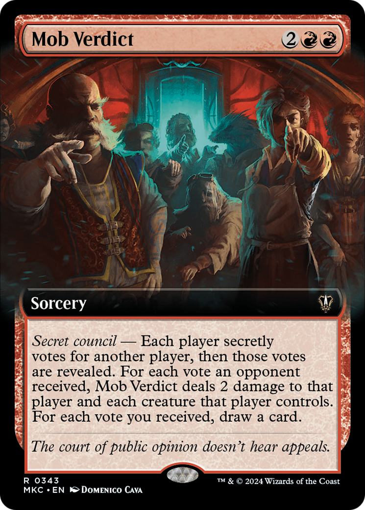Mob Verdict (Extended Art) [Murders at Karlov Manor Commander] | Total Play