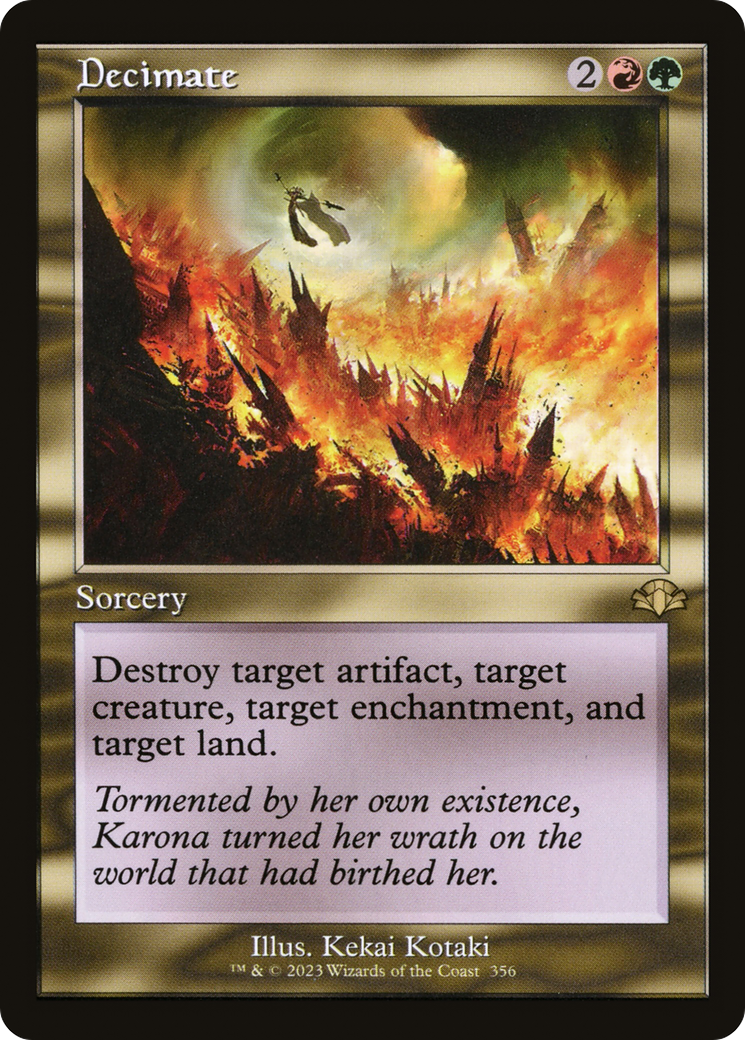 Decimate (Retro) [Dominaria Remastered] | Total Play