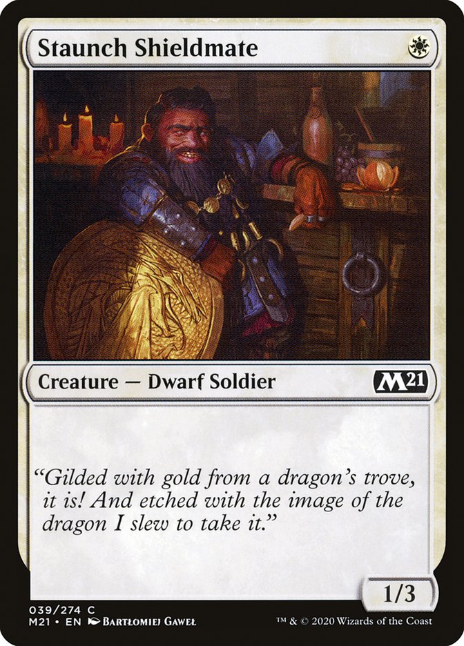Staunch Shieldmate [Core Set 2021] | Total Play