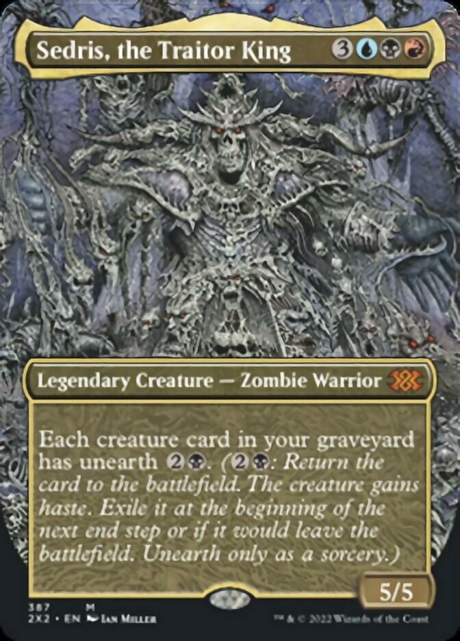 Sedris, the Traitor King (Borderless Alternate Art) [Double Masters 2022] | Total Play