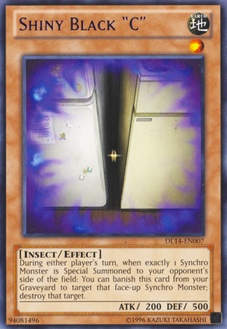 Shiny Black "C" (Purple) [DL14-EN007] Rare | Total Play