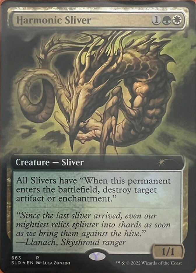 Harmonic Sliver (Extended Art) [Secret Lair Drop Promos] | Total Play