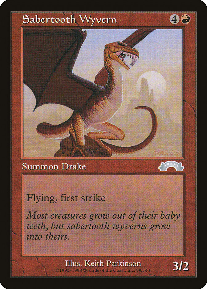Sabertooth Wyvern [Exodus] | Total Play