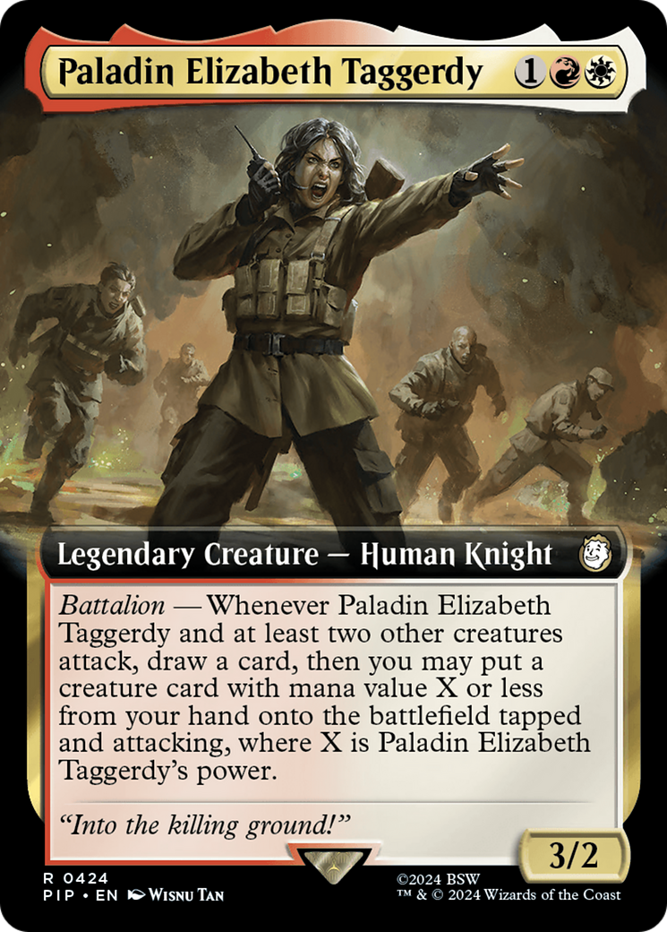 Paladin Elizabeth Taggerdy (Extended Art) [Fallout] | Total Play