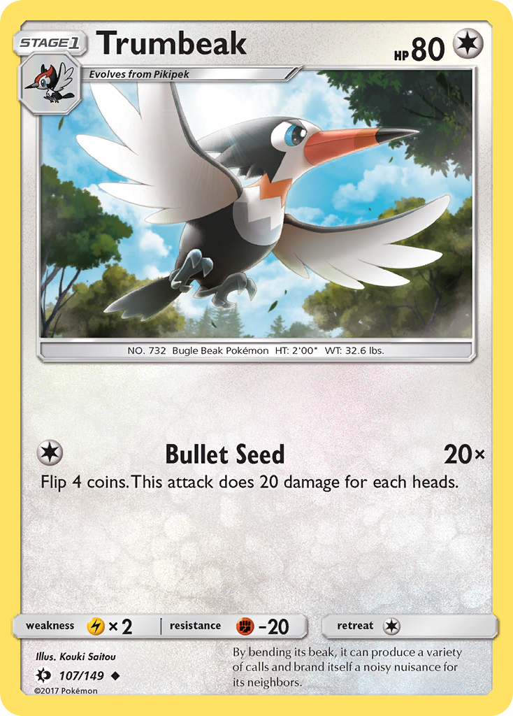 Trumbeak (107/149) [Sun & Moon: Base Set] | Total Play