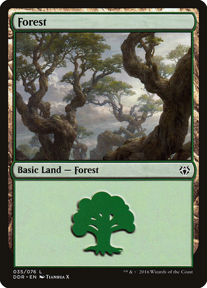 Forest (35) [Duel Decks: Nissa vs. Ob Nixilis] | Total Play