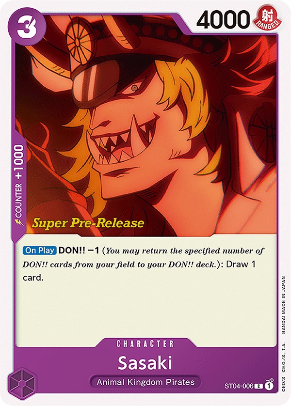 Sasaki [Super Pre-Release Starter Deck: Animal Kingdom Pirates] | Total Play