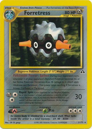 Forretress (21/75) [Neo Discovery Unlimited] | Total Play