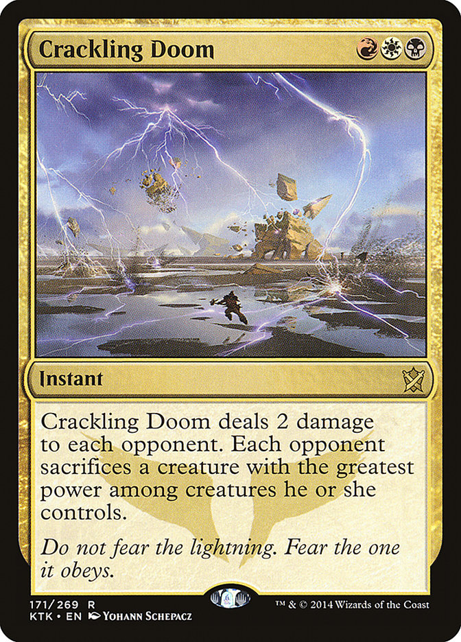 Crackling Doom [Khans of Tarkir] | Total Play