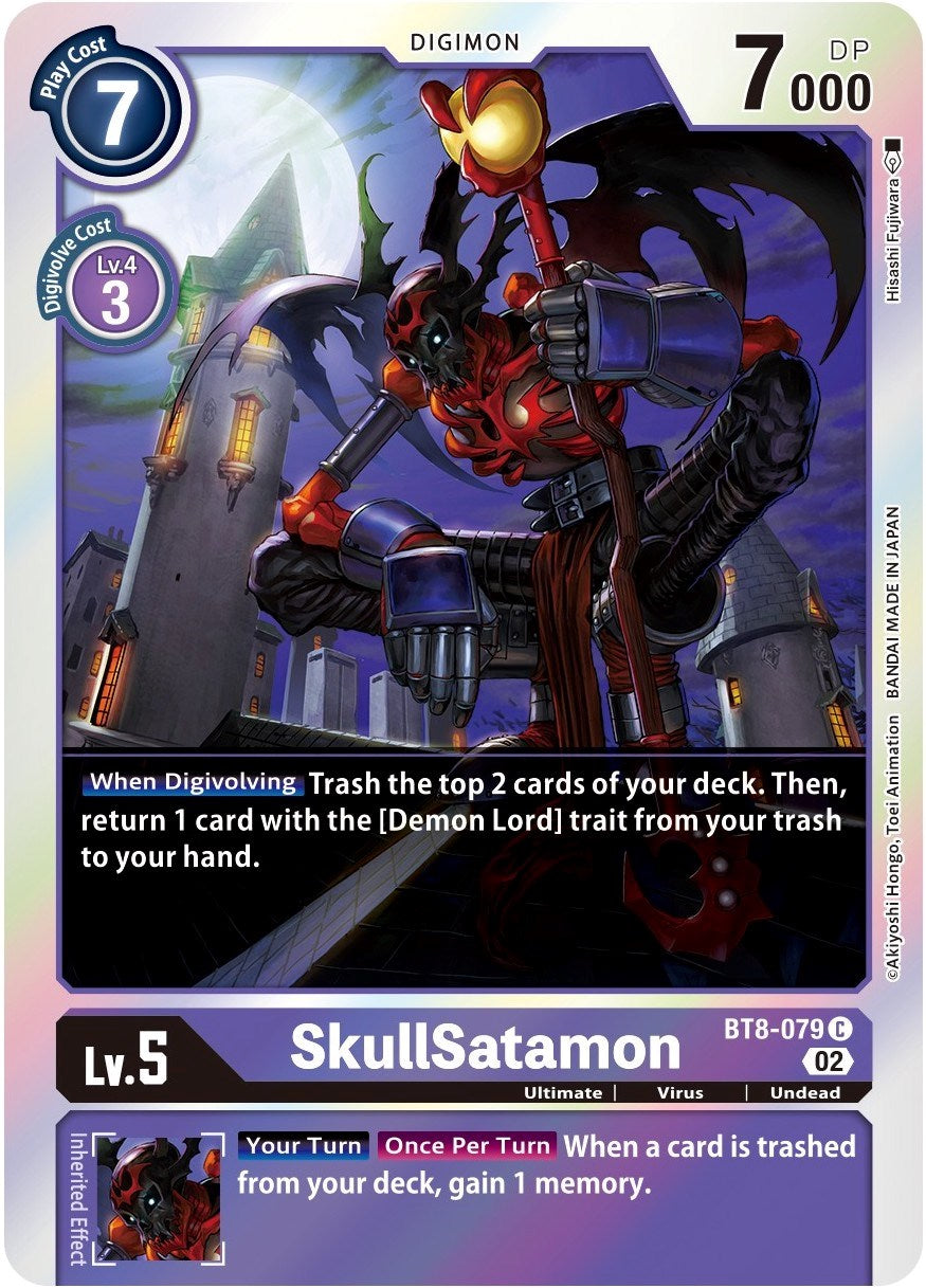 SkullSatamon [BT8-079] (Alternate Art) [Starter Deck: Beelzemon Advanced Deck Set] | Total Play