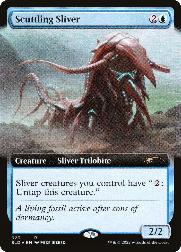 Scuttling Sliver (Extended Art) [Secret Lair Drop Promos] | Total Play