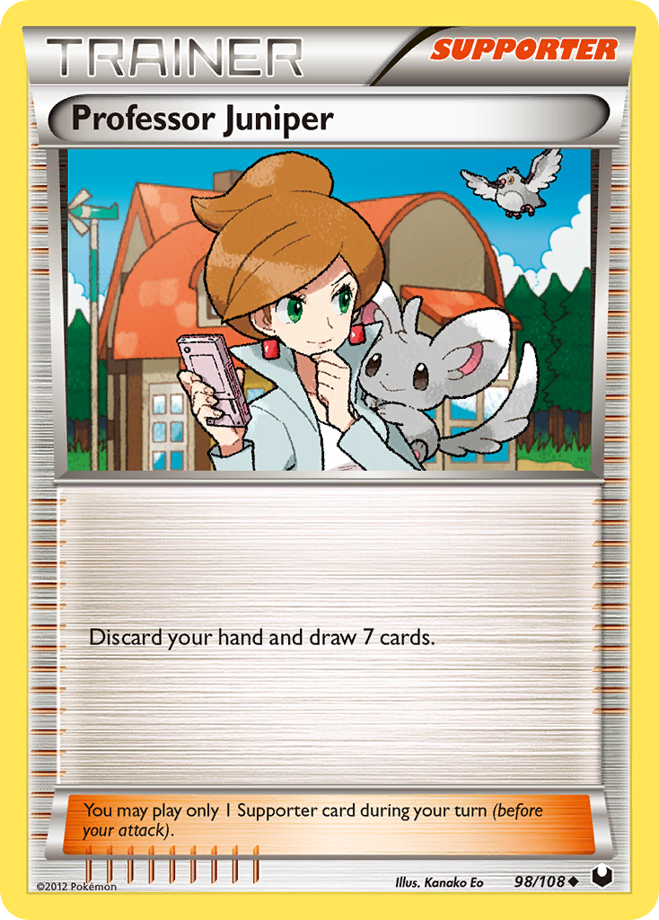 Professor Juniper (98/108) [Black & White: Dark Explorers] | Total Play