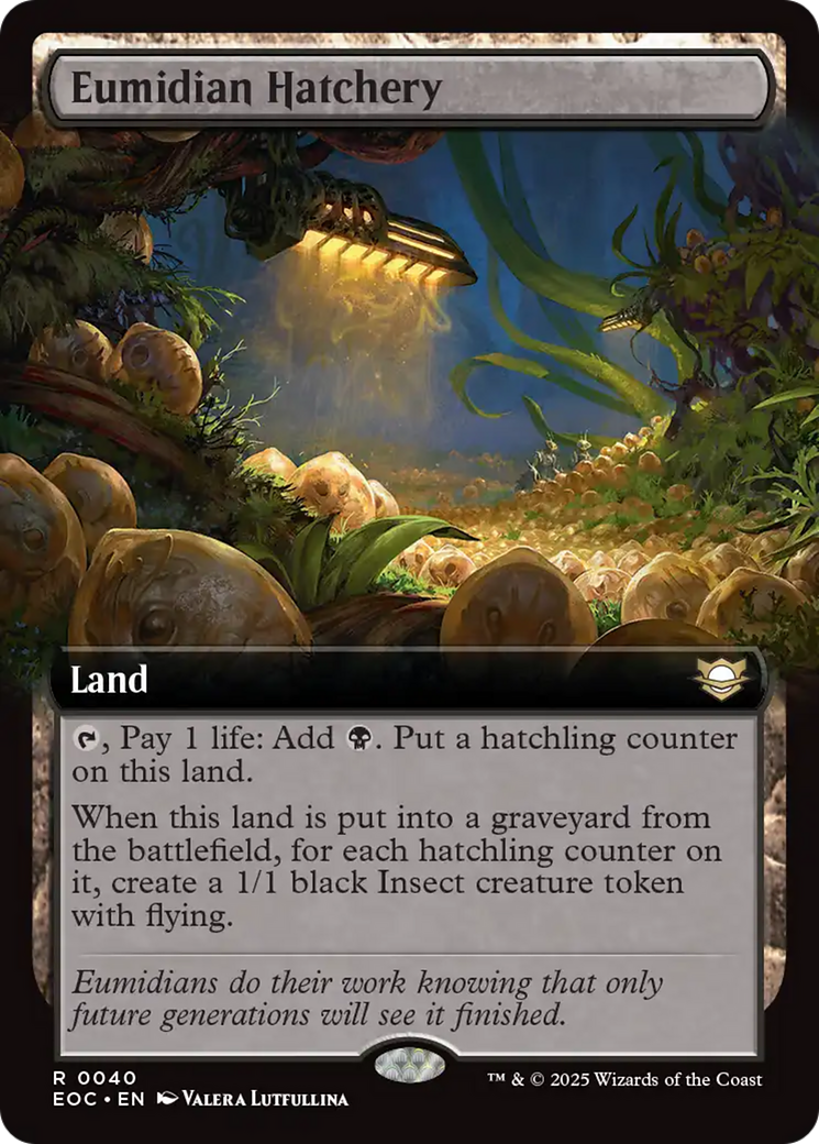 Eumidian Hatchery (Extended Art) [Edge of Eternities Commander] | Total Play