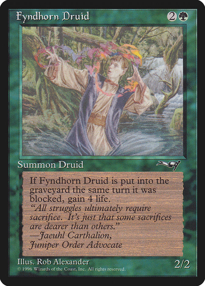 Fyndhorn Druid (Flame Circle) [Alliances] | Total Play