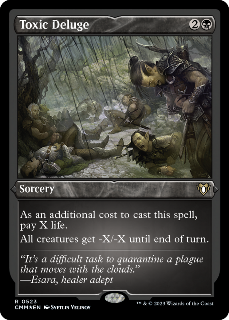 Toxic Deluge (Foil Etched) [Commander Masters] | Total Play