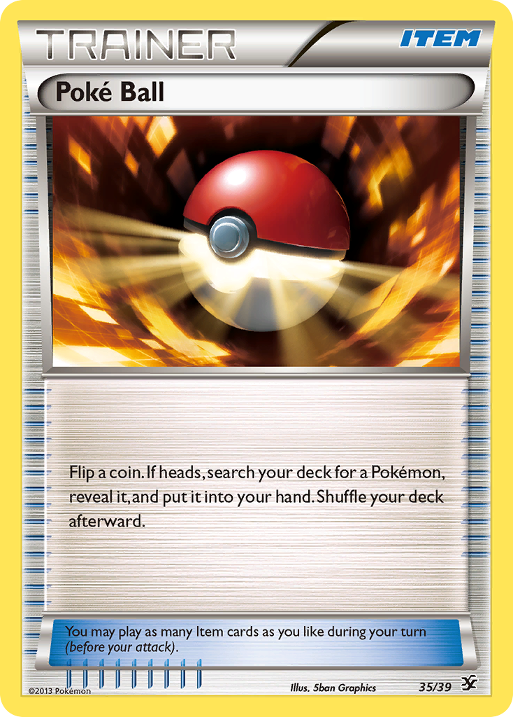 Poke Ball (35/39) [XY: Kalos Starter Set] | Total Play