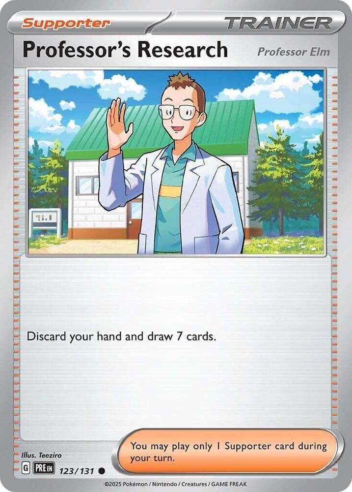 Professor's Research (123/131) [Professor Elm] [Scarlet & Violet: Prismatic Evolutions] | Total Play