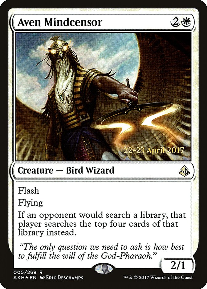 Aven Mindcensor [Amonkhet Prerelease Promos] | Total Play