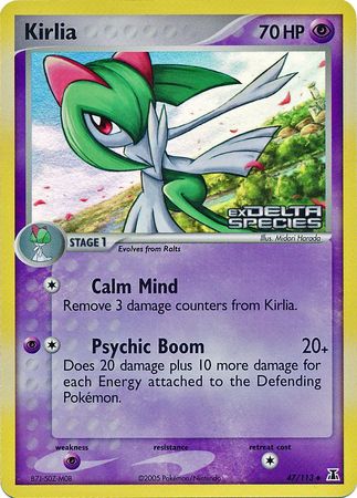 Kirlia (47/113) (Stamped) [EX: Delta Species] | Total Play