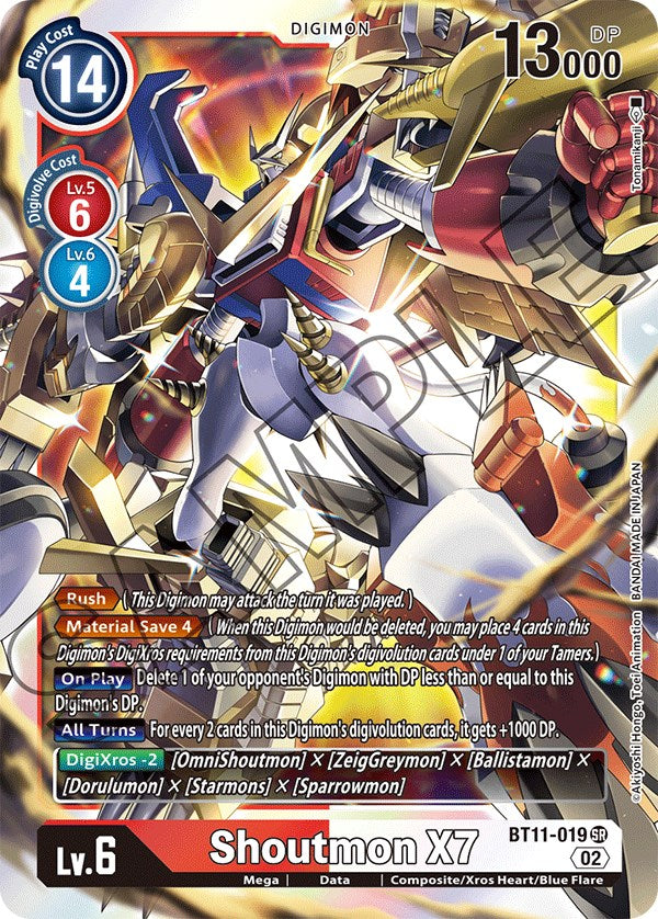 Shoutmon X7 [BT11-019] [Dimensional Phase] | Total Play