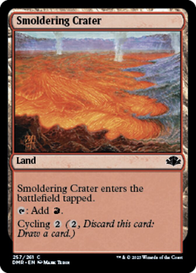 Smoldering Crater [Dominaria Remastered] | Total Play