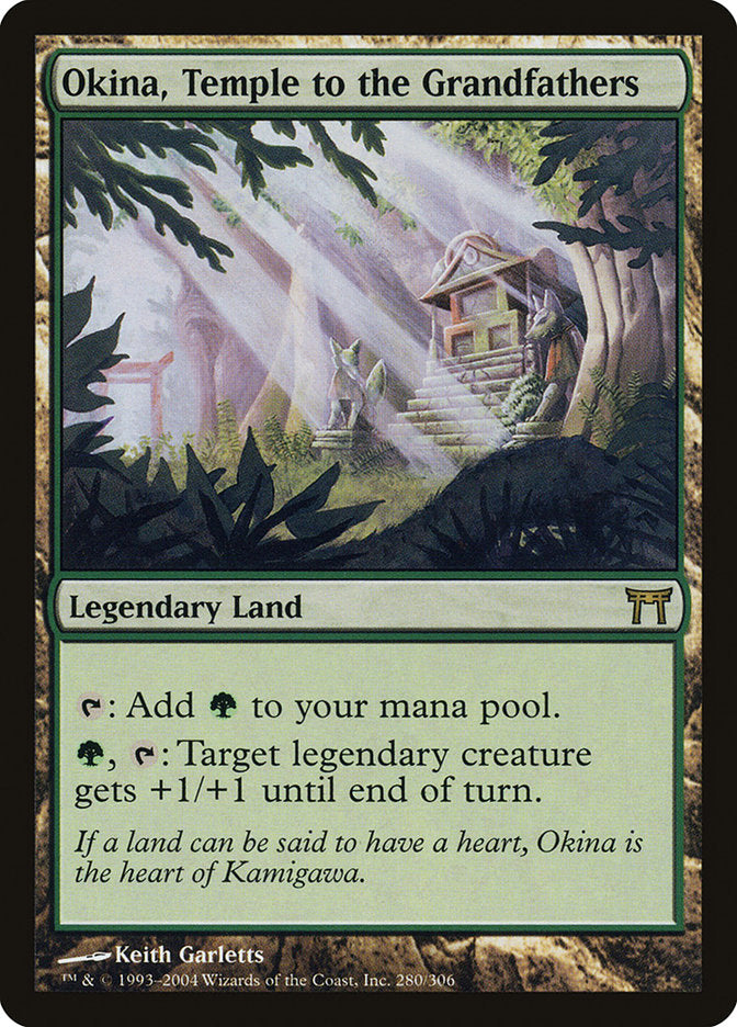 Okina, Temple to the Grandfathers [Champions of Kamigawa] | Total Play