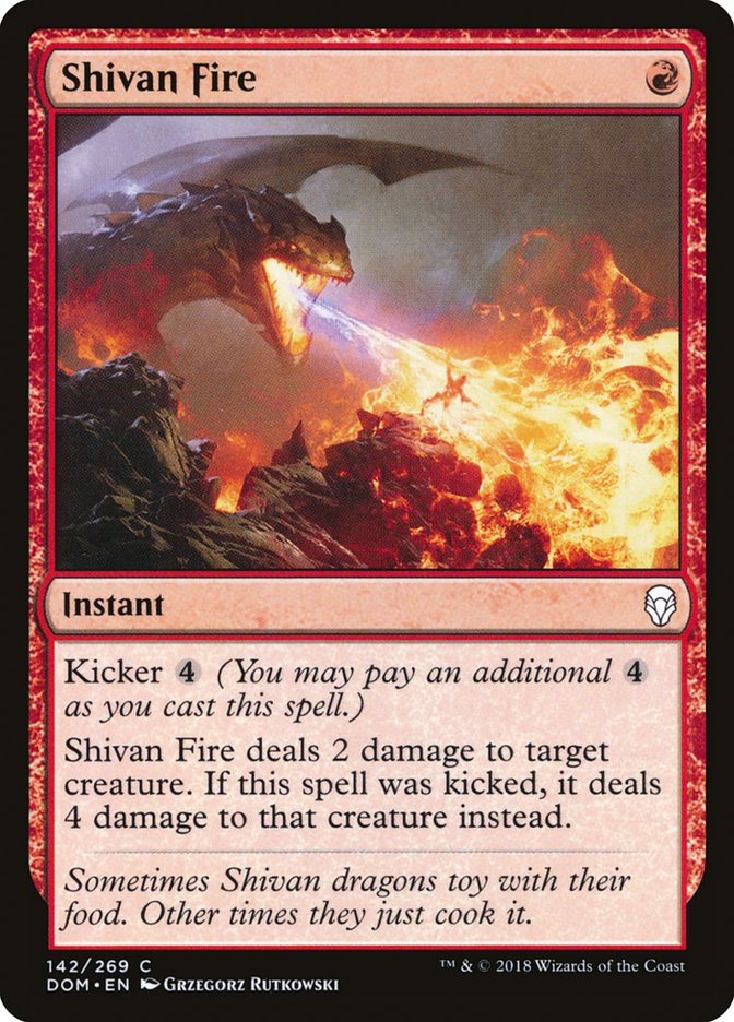 Shivan Fire [Dominaria] | Total Play