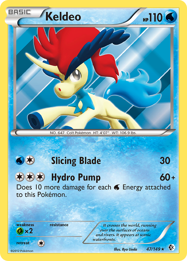 Keldeo (47/149) [Black & White: Boundaries Crossed] | Total Play