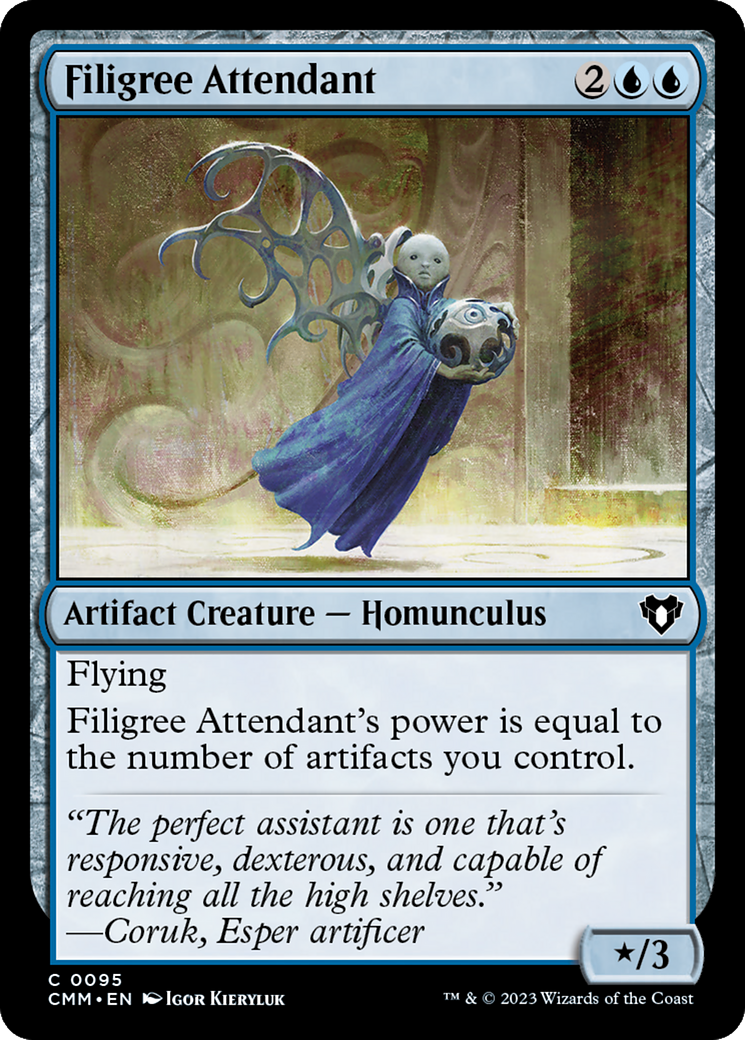 Filigree Attendant [Commander Masters] | Total Play