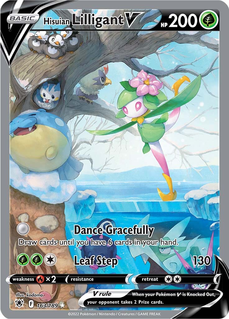 Hisuian Lilligant V (163/189) [Sword & Shield: Astral Radiance] | Total Play