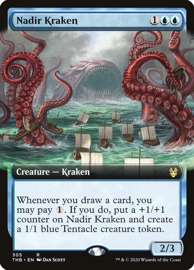 Nadir Kraken (Extended Art) [Theros Beyond Death] | Total Play