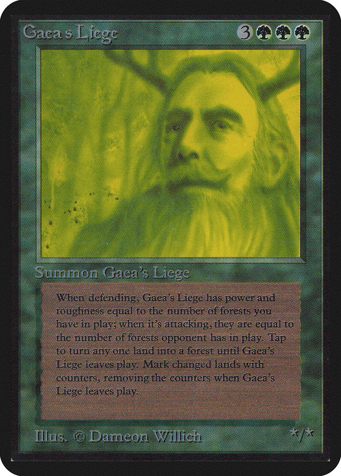 Gaea's Liege [Alpha Edition] | Total Play
