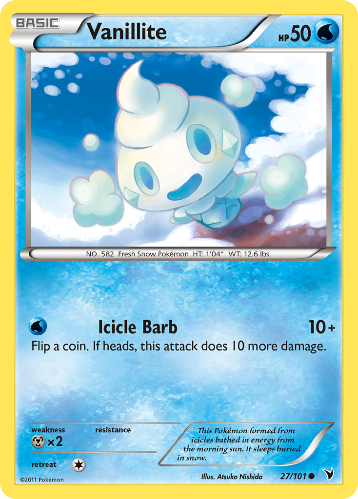 Vanillite (27/101) [Black & White: Noble Victories] | Total Play