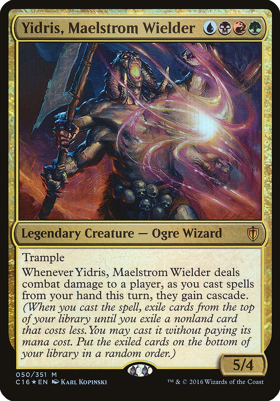Yidris, Maelstrom Wielder (Oversized) [Commander 2016 Oversized] | Total Play
