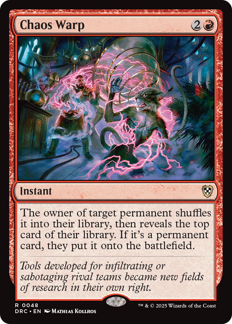 Chaos Warp [Aetherdrift Commander] | Total Play