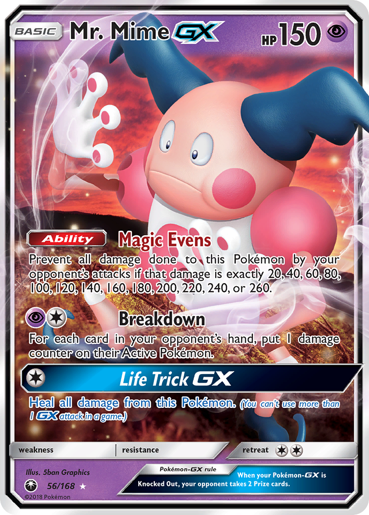 Mr. Mime GX (56/168) [Sun & Moon: Celestial Storm] | Total Play