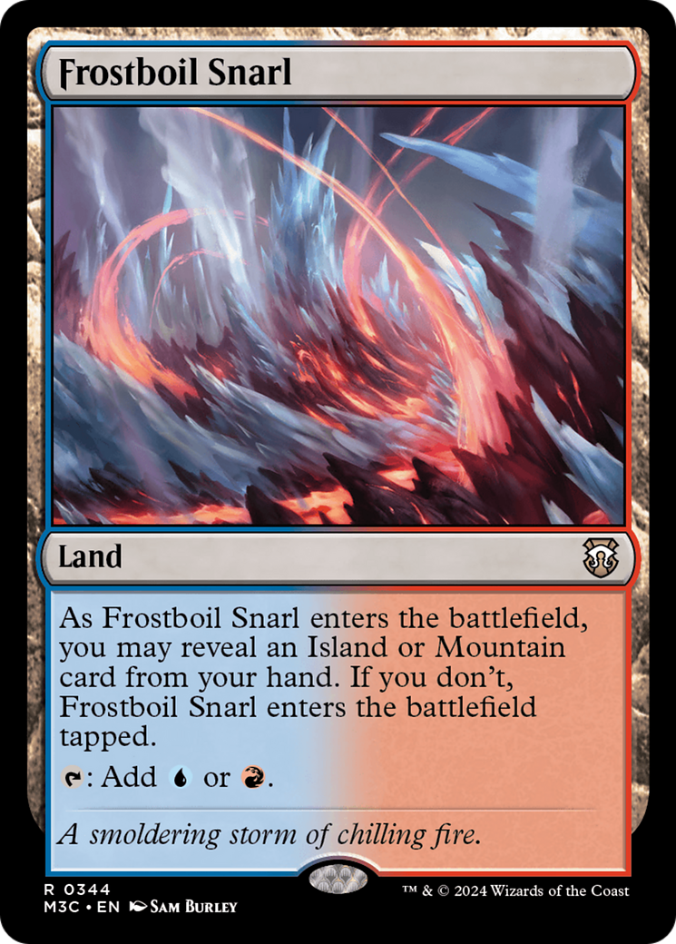 Frostboil Snarl (Ripple Foil) [Modern Horizons 3 Commander] | Total Play