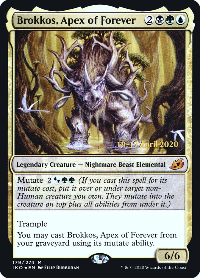 Brokkos, Apex of Forever [Ikoria: Lair of Behemoths Prerelease Promos] | Total Play