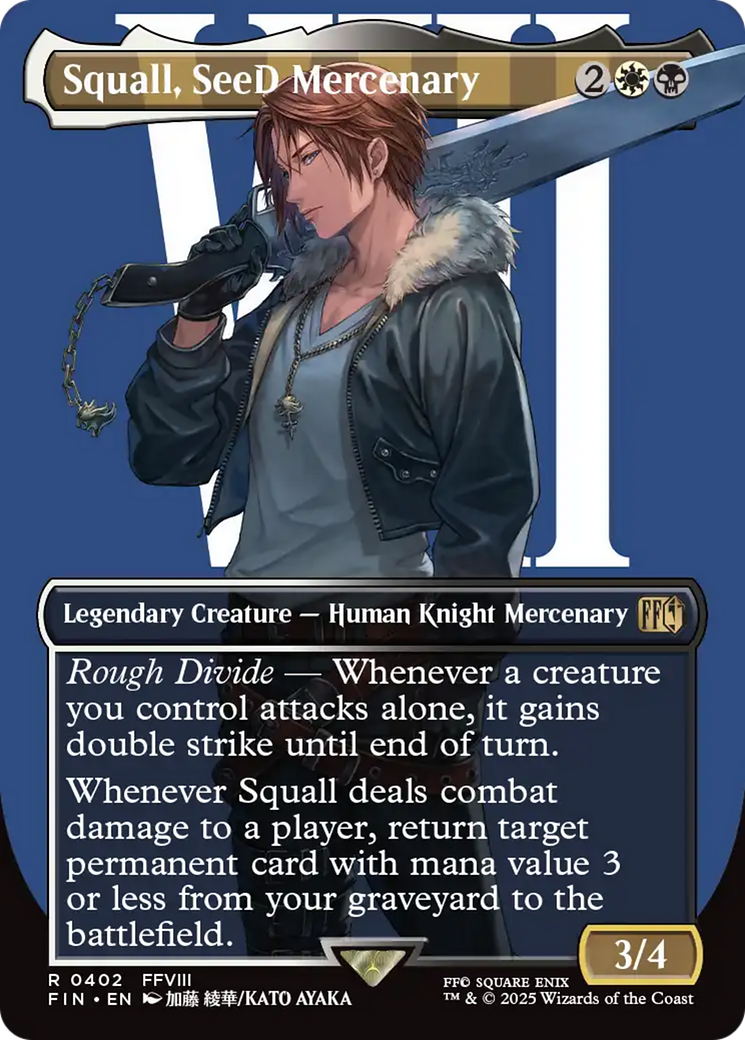 Squall, SeeD Mercenary (Borderless) [FINAL FANTASY] | Total Play