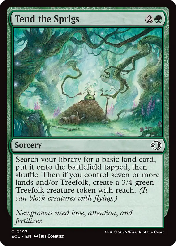 Tend the Sprigs [Lorwyn Eclipsed] | Total Play