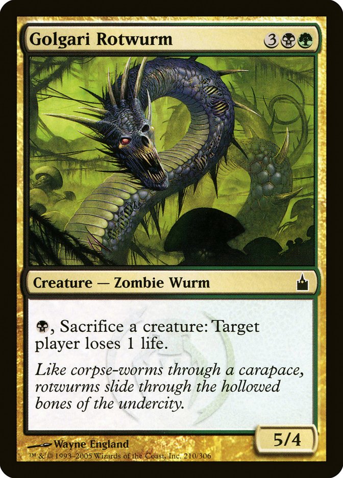 Golgari Rotwurm [Ravnica: City of Guilds] | Total Play